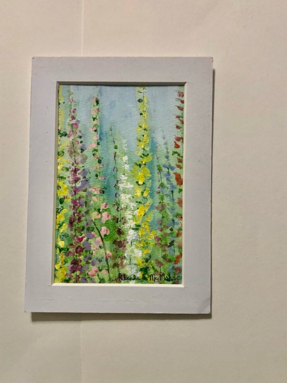 Original Hand Crafted Snapdragons Watercolor Painting - Picture 2 of 4